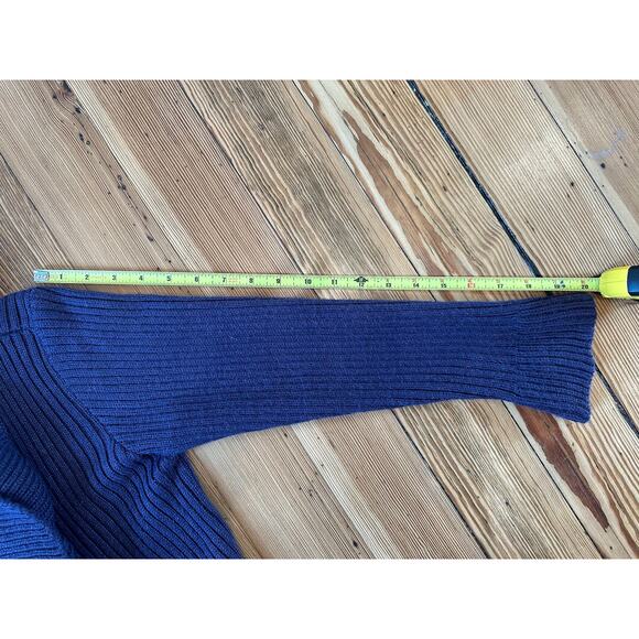 Vtg Handmade Baby Alpaca Romantic Purple Ruffle Front Long Sleeve Button Sweater - Picture 8 of 11